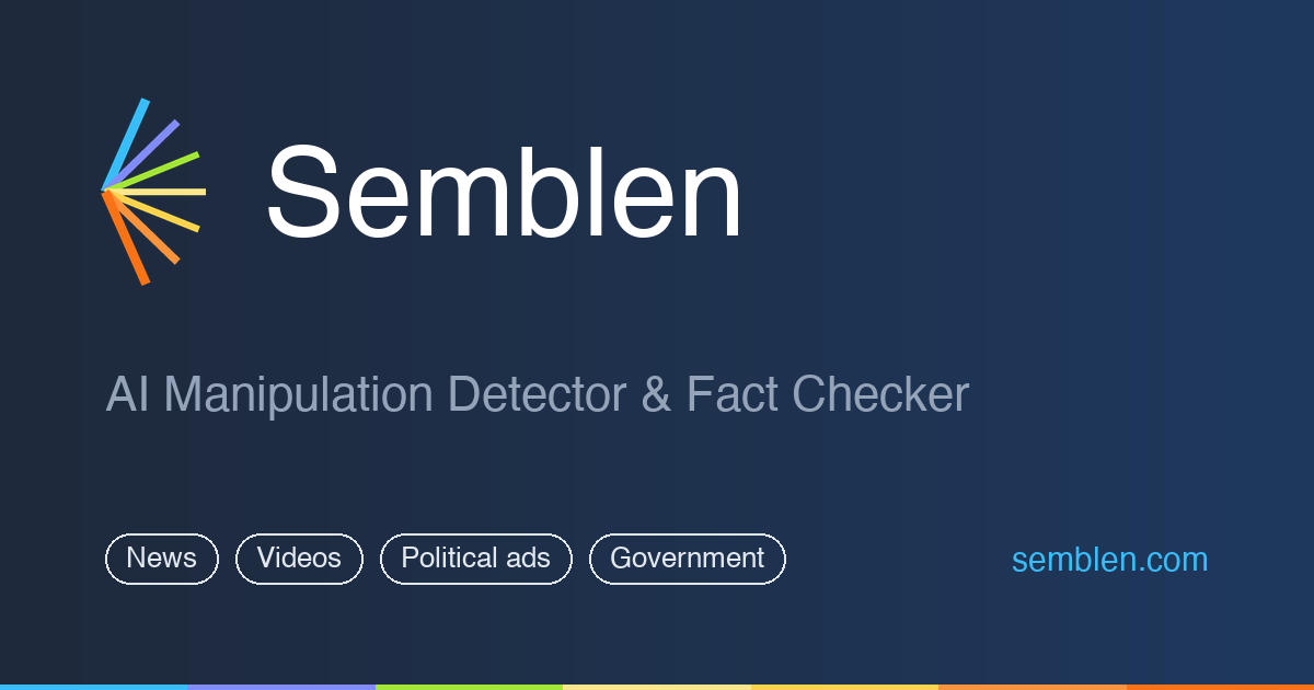 I built a tool that flags manipulation techniques in news, political ads and government statements, 